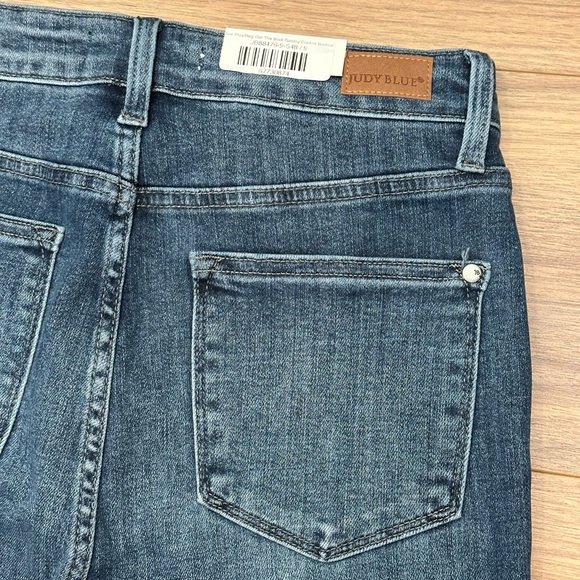 NEW Judy Blue High Rise Slim Boot Get The Boot Tummy Control Jeans Size 9/29 - Picture 12 of 16